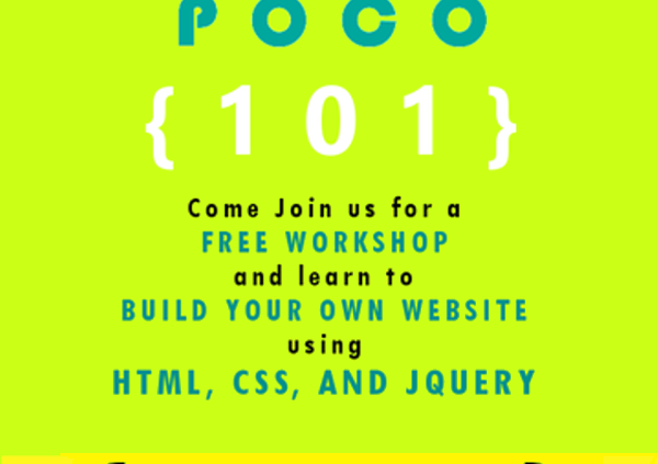 Join POCO this summer for a free workshop