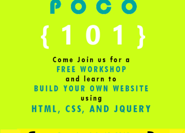 Join POCO this summer for a free workshop